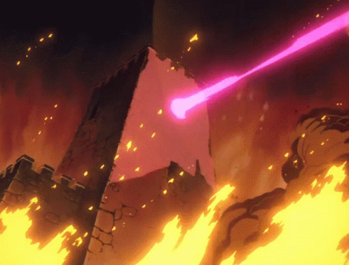 Record Of Lodoss War Explosion GIF - Record Of Lodoss War Explosion Magic GIFs
