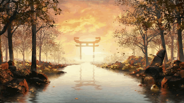 Shrine Wallpaper GIF - Shrine Wallpaper Bright GIFs