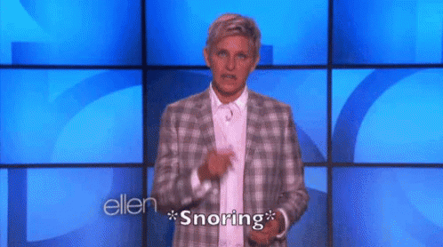 Ellen Degeneres Snore GIF - Ellen Degeneres Snore Snoring GIFs