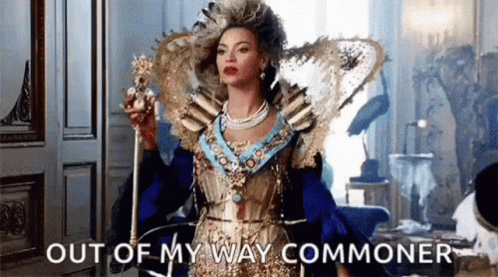 Out Of My Way Commoner Beyonce GIF - Out Of My Way Commoner Beyonce Sassy GIFs