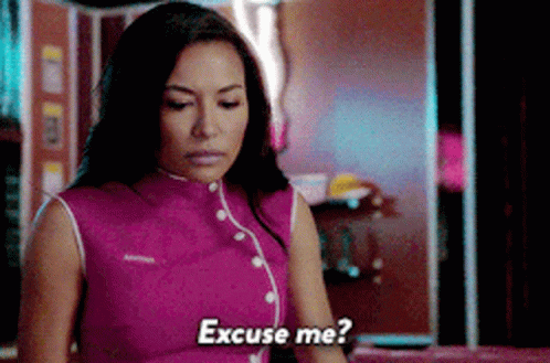 Glee Santana Lopez GIF - Glee Santana Lopez Excuse Me GIFs