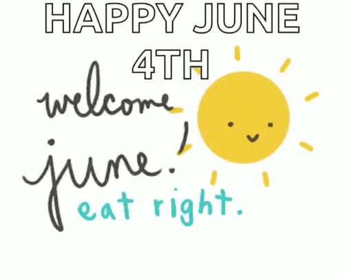 Happy June4th Sun GIF - Happy June4th Sun Welcome June GIFs