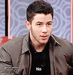 No GIF - No Nick Jonas Shaking Head No GIFs
