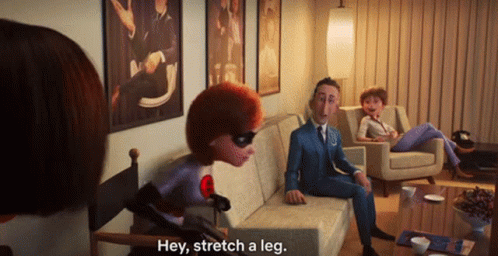 Incredibles2 Stretch A Leg GIF - Incredibles2 Stretch A Leg Elastigirl GIFs