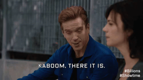 Kaboom, There It Is. GIF - Billions Billions Gi Fs Damian Lewis GIFs