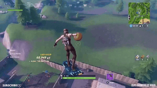 a man is jumping over a fence in a video game