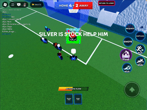 a screen shot of a video game where silver is stuck helping him