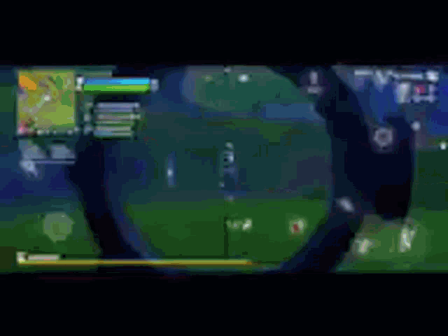 a blurry picture of a person in a video game with a sniper scope .