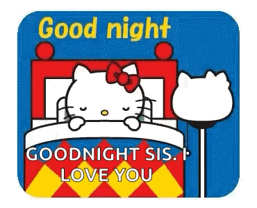 Hello Kitty Good Night GIF - Hello Kitty Good Night Sweet Dreams GIFs