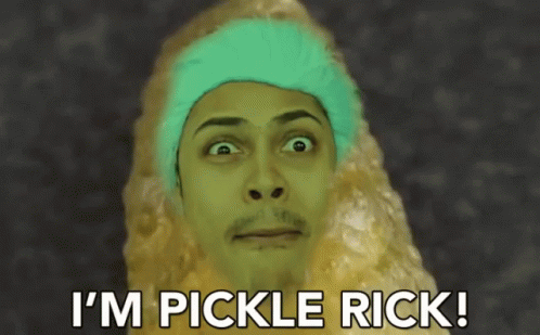 Im Pickle Rick Scream GIF - Im Pickle Rick Scream Shout GIFs