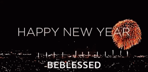 Happy New Year Fireworks GIF - Happy New Year Fireworks Be Blessed GIFs