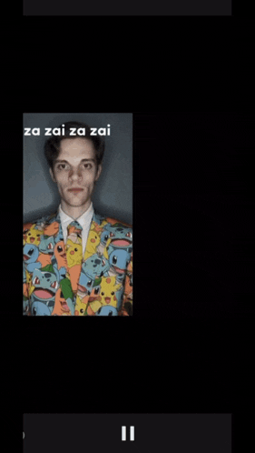 a man in a suit and tie is next to a shirtless man in a maow ad