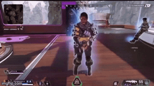 a video game is being played on a computer screen