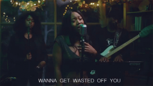 Wanna Get Wasted Off You Singing GIF - Wanna Get Wasted Off You Singing Performing GIFs