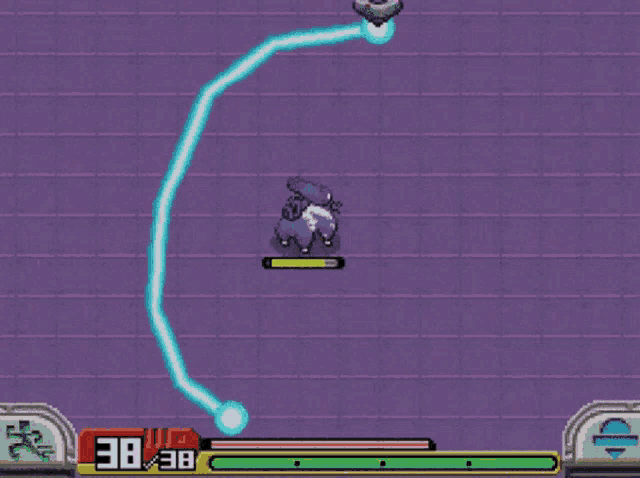 a video game with the number 38 on the bottom left