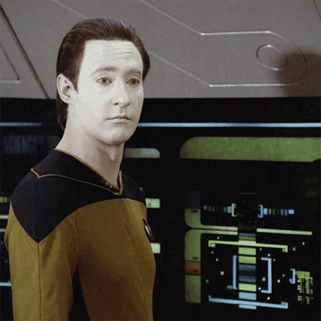 Star Trek The Next Generation Data GIF - Star Trek The Next Generation Data Data Shrugs GIFs