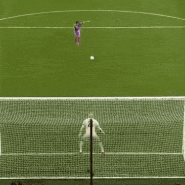 a group of soccer players in purple uniforms are clapping and applauding