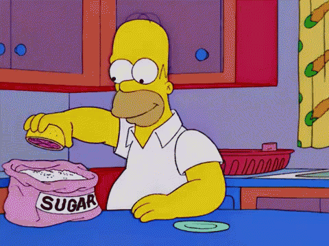 Grapefruit GIF - Homer Simpson Eat Sugar - Discover & Share GIFs