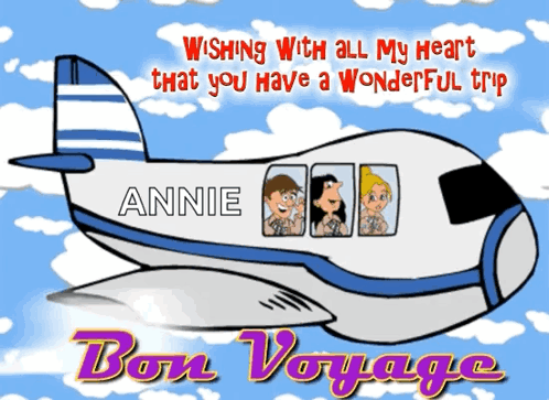 Bon Voyage Safe Flight GIF - Bon Voyage Safe Flight Have A Safe Flight GIFs