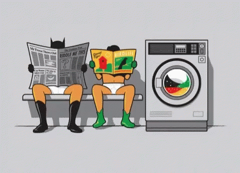 Laundry Batman GIF - Laundry Batman Robin GIFs
