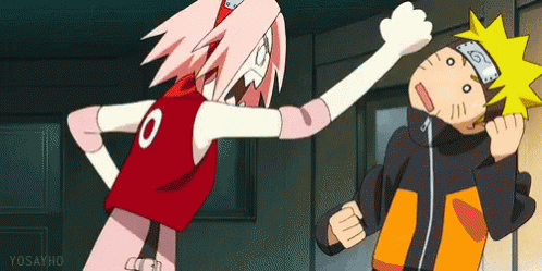 Naruto Sakura GIF - Naruto Sakura Punch GIFs