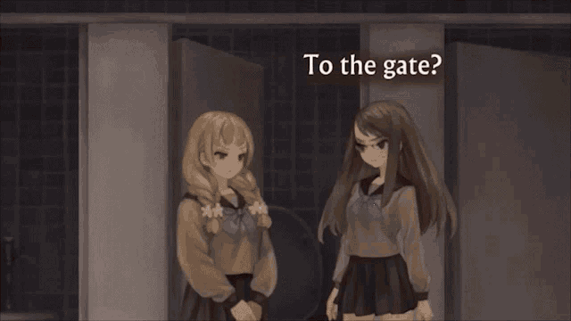 two girls are standing next to each other with the words you mean you couldn 't see fluffy above them
