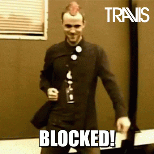 Travis Fran Healy GIF - Travis Fran Healy Blocked GIFs