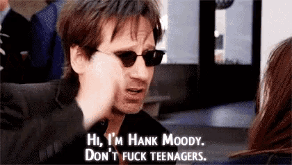 David Duchovny Hi Im Hank Moody GIF