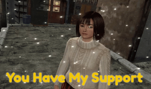 Shenmue You Have My Support GIF - Shenmue You Have My Support You Have My Heart GIFs