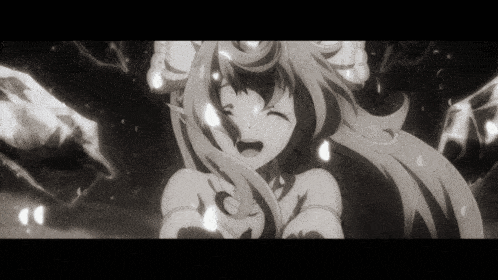 a black and white cartoon of a girl with long hair