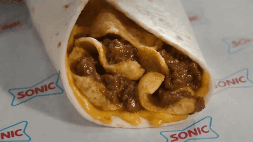 Sonic Drive In Fritos Chili Cheese Jr Wrap GIF - Sonic Drive In Fritos Chili Cheese Jr Wrap Sonic GIFs