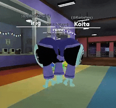 a cartoon character with the name koita on the top