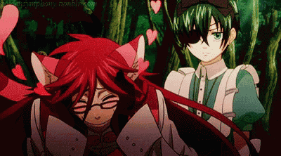 Grell Cute GIF