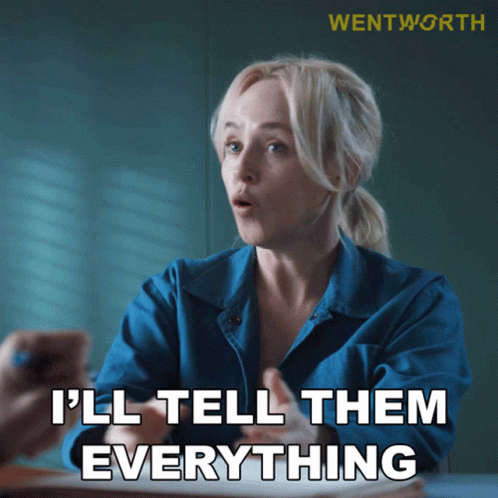 Ill Tell Them Everything Marie Winter GIF - Ill Tell Them Everything Marie Winter Wentworth GIFs