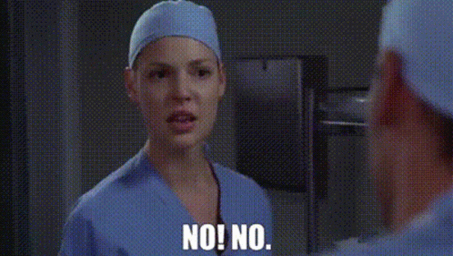 Greys Anatomy Izzie Stevens GIF - Greys Anatomy Izzie Stevens No No GIFs
