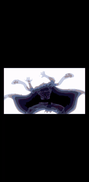 a black background with a purple and white pattern on it