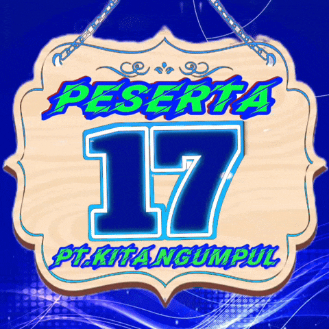 a sign that says peserta 17 pt kitangumpul on it