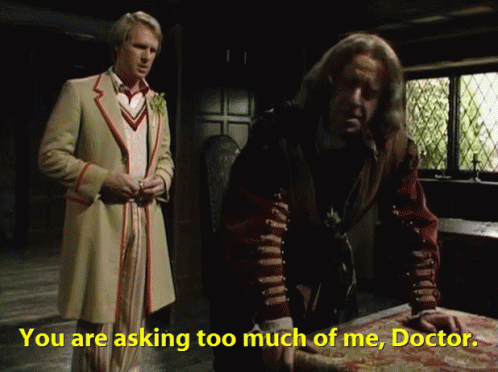 Colonoscopy GIF - Fifth Doctor Doctor Who GIFs