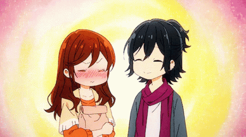 Anime Anime Blush GIF - Anime Anime Blush Anime Couple GIFs
