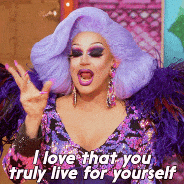 I Love That You Truly Live For Yourself Shannel GIF - I Love That You Truly Live For Yourself Shannel Rupauls Drag Race All Stars GIFs