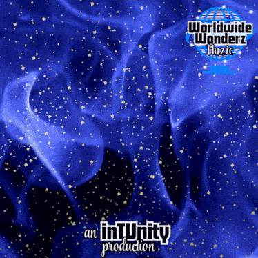 a blue background with the words worldwide wonder music