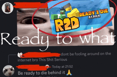 a screenshot of a ready 2 die alpha video