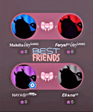 a screenshot of a game that says best friends on it