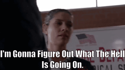 Chicago Fire Stella Kidd GIF - Chicago Fire Stella Kidd Im Gonna Figure Out What The Hell Is Going On GIFs