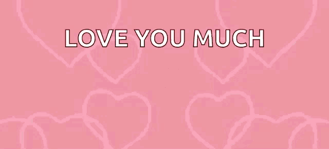 a neon sign that says `` love you much '' with hearts surrounding it