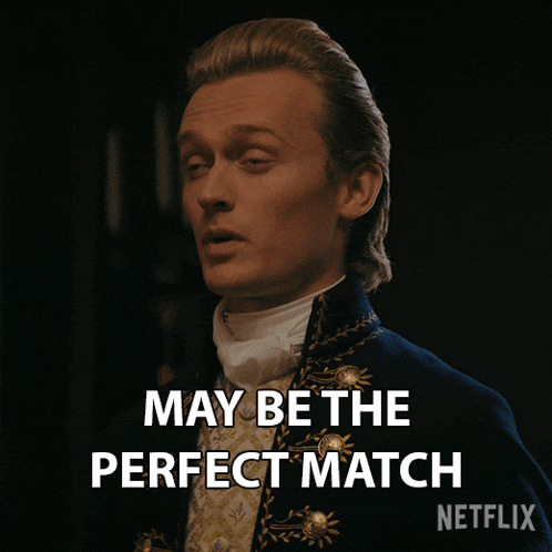 May Be The Perfect Match Reynolds GIF - May Be The Perfect Match Reynolds Queen Charlotte A Bridgerton Story GIFs