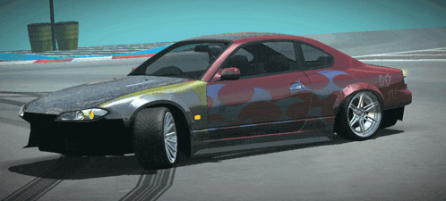 a car with the number 00 painted on it