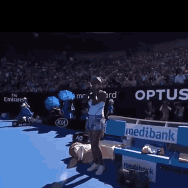 Venus Williams Tennis GIF - Venus Williams Tennis Overwhelmed GIFs