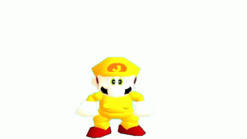 Yellow Mario Dancing GIF - Yellow Mario Dancing Spinning GIFs