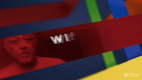 a netflix ad for witness a heist with a man 's face